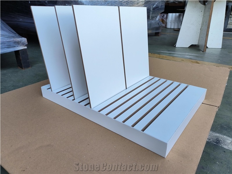 White Countertop Display Rack