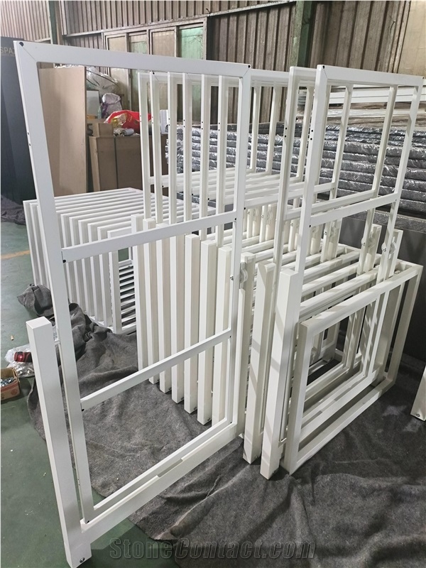 White Metal Frame For Tile Display
