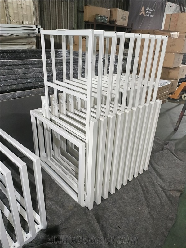 White Metal Frame For Tile Display