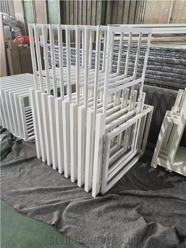 White Metal Frame For Tile Display