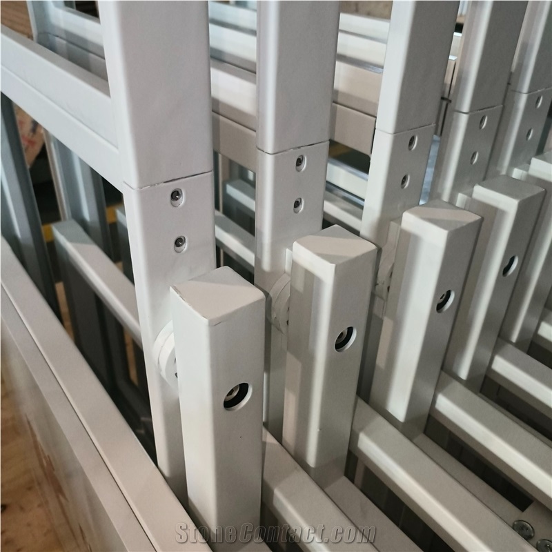 White Retractable Display Rack