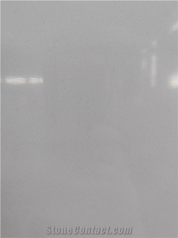 Artificial Stone Pure White Quartz Slab Quartz Tiles