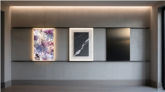 Elegant Translucent Quartz Slabs For Wall Cladding