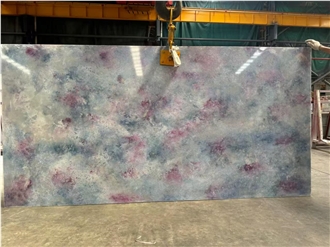 Elegant Translucent Quartz Slabs For Wall Cladding
