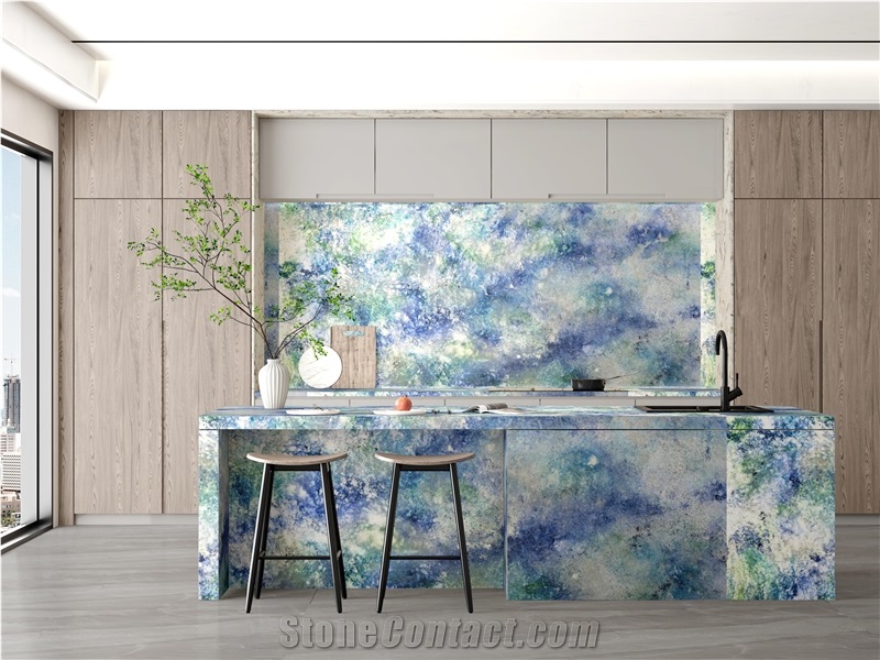 High Quality Translucent Quartz Slabs