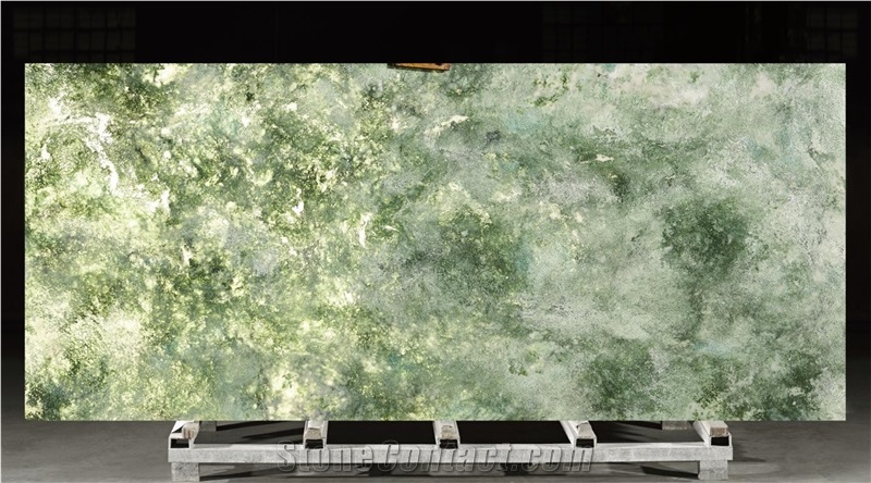 Popular Translucent Polished Quartz Slabs Tiles