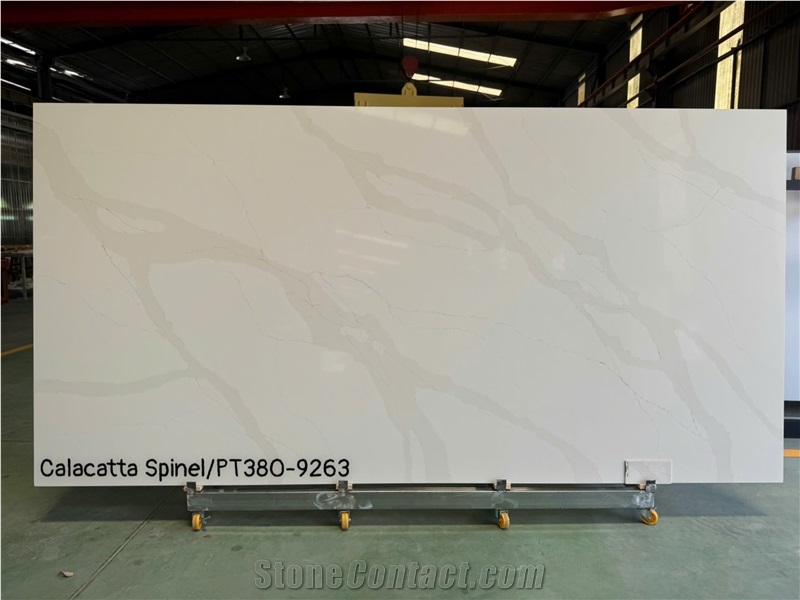 Calacatta Spinel Quartz Slabs