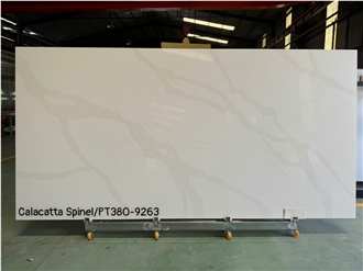 Calacatta Spinel Quartz Slabs