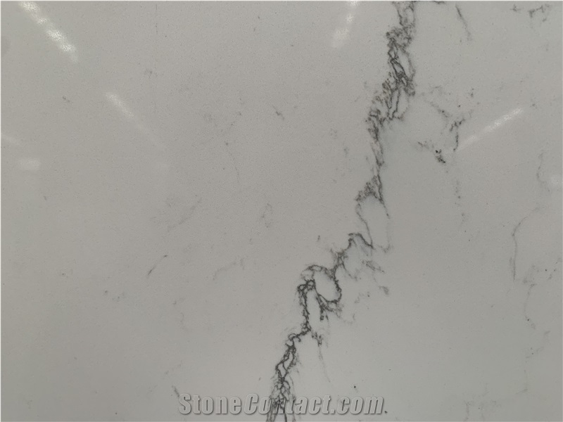 5151 Good Quality Calacatta Quartz Slabs