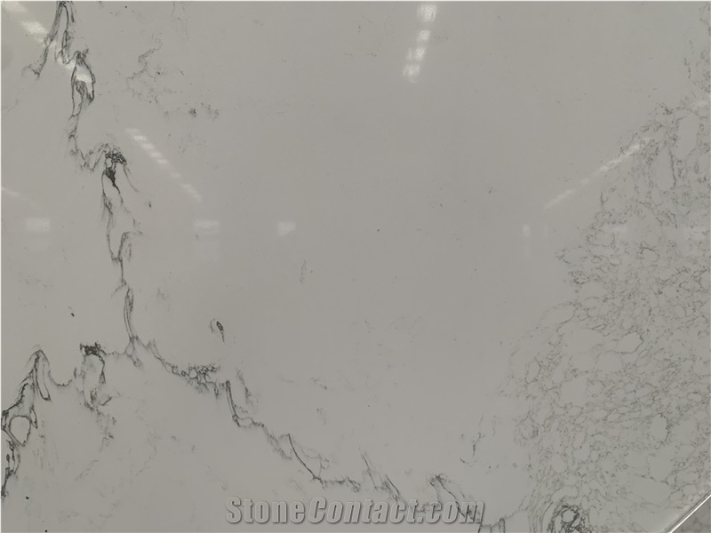 5151 Good Quality Calacatta Quartz Slabs
