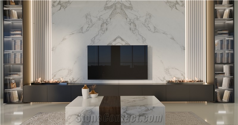 Cimstone Quartz Slab 2034 - Everest Quartz Slabs