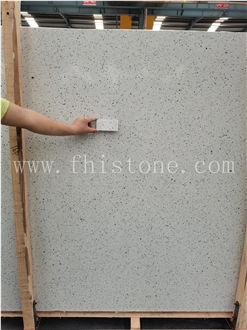 Aggregato Terrazzo Pearl White Grey Terrazzo Slabs