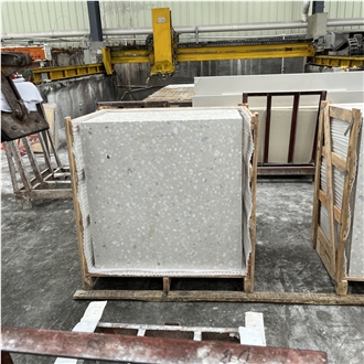 Alabaster Large Marble Chip Terrazzo Alameda Terrazzo  Slabs