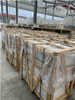 Alabaster Large Marble Chip Terrazzo Semi-White Terrazzo Slabs