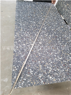 Black Multicolor Terrazzo Antique 120X60cm Slabs