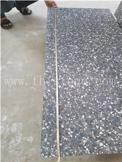 Black Multicolor Terrazzo Antique 120X60cm Slabs