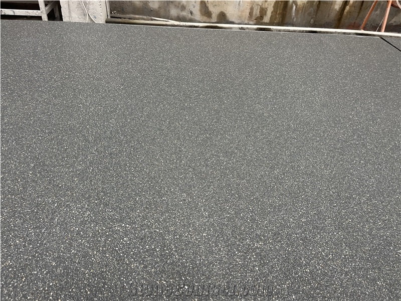 Moncervetto Dark Grey Terrazzo Slabs