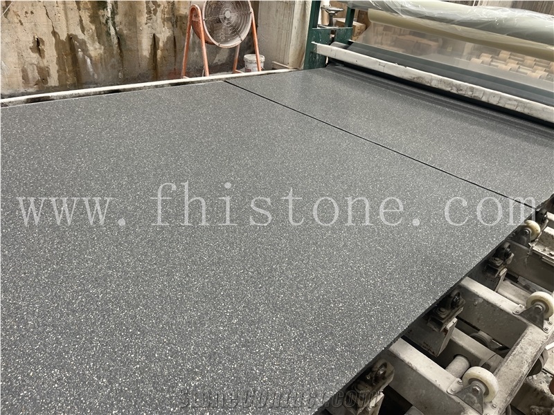 Moncervetto Dark Grey Terrazzo Slabs