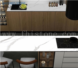 Top Blanco Polar Calacatta Sintered Stone Slabs