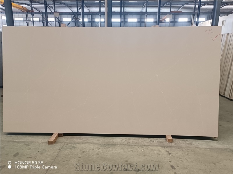 Marble Texture Quartz Slabs 2Cm