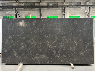 China BAROQUE GOLD Glossy 12Mm 15Mm Quartz Slabs