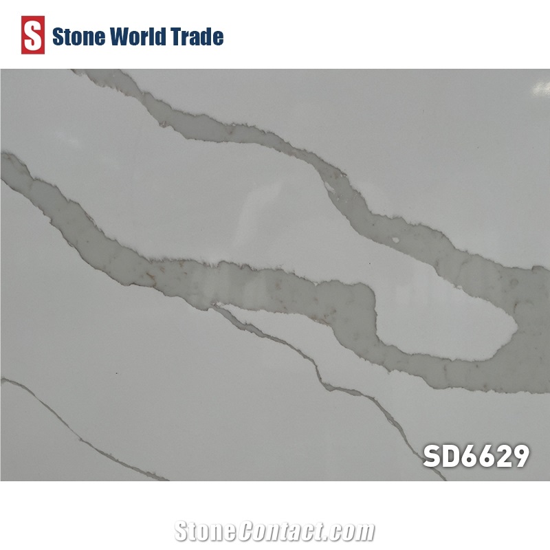 Calacatta Quartz Slabs 20 Mm