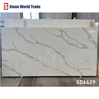 Calacatta Quartz Slabs 20 Mm