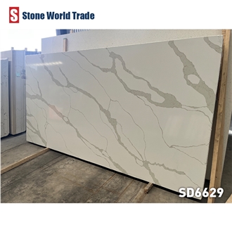 Calacatta Quartz Slabs 20 Mm