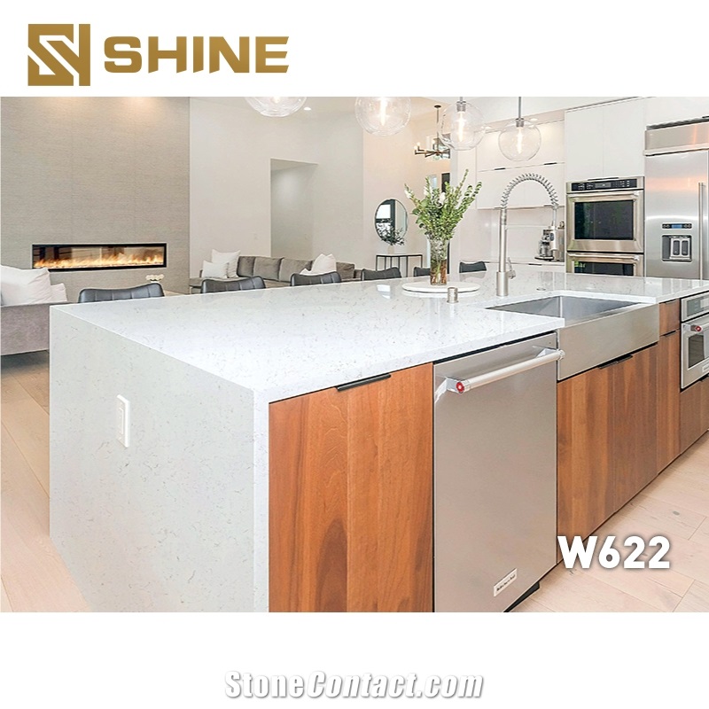 Quartz For Kitchen Artificial Calacatta