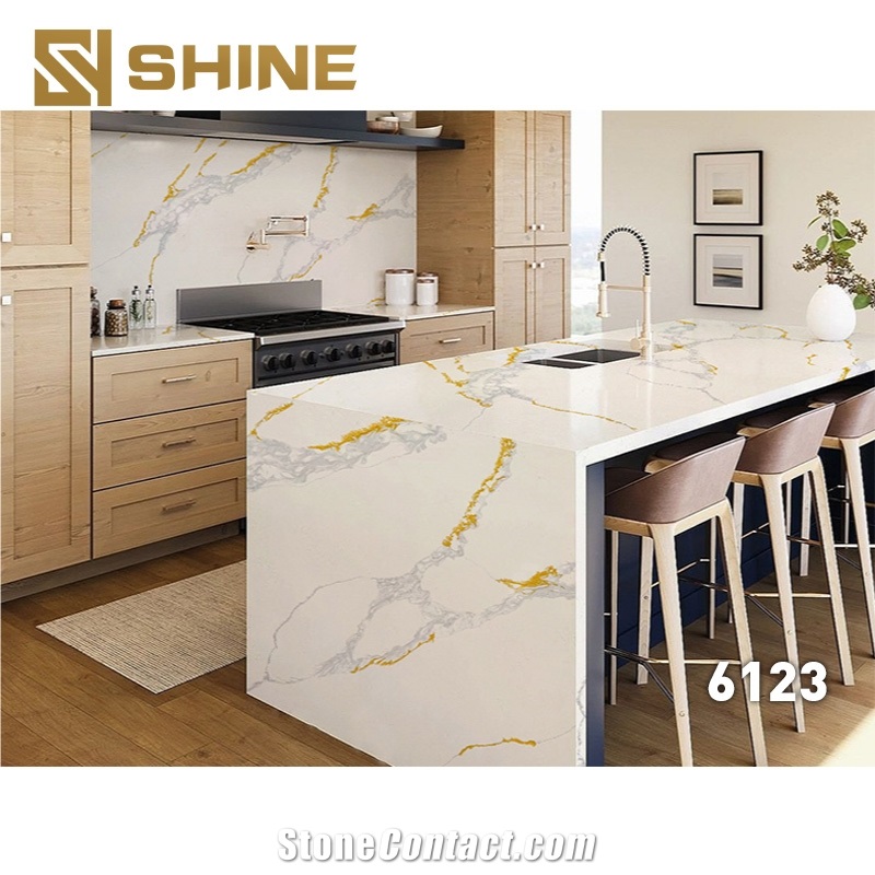 Quartz For Kitchen Artificial Stone Slabs
