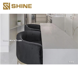 Solid White Quartz Slabs