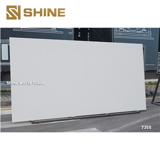 Solid White Quartz Slabs