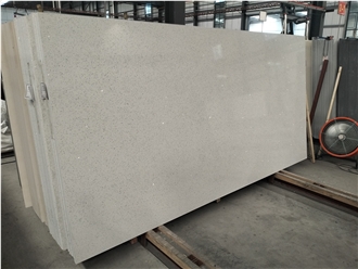 Crystal White Artificial Quartz Slabs