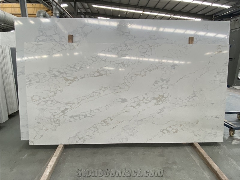 Artificial Calacatta Quartz Slabs