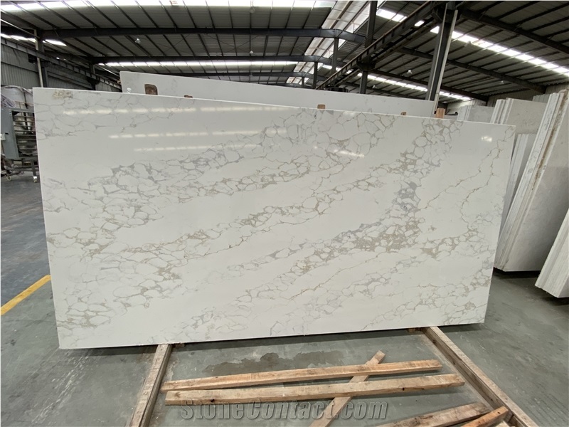 Artificial Calacatta Quartz Slabs