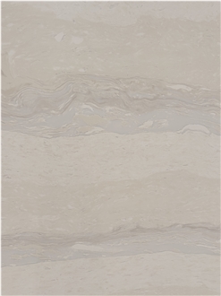 Beige Travertine Look Quartz Stone Artificial Stone Slabs