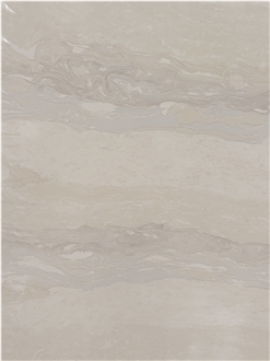 Beige Travertine Look Quartz Stone Artificial Stone Slabs