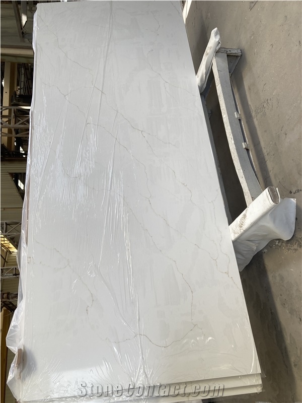 Calacatta Gold Quartz Commercial Counters