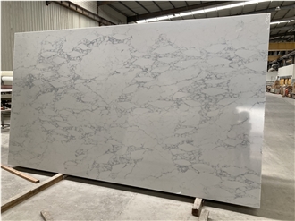 Calassic Engineered Calacatta Quartz Slabs Jumbo Size