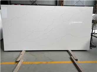Classic Calacatta Gold Quartz Stone   Artificial Calacatta