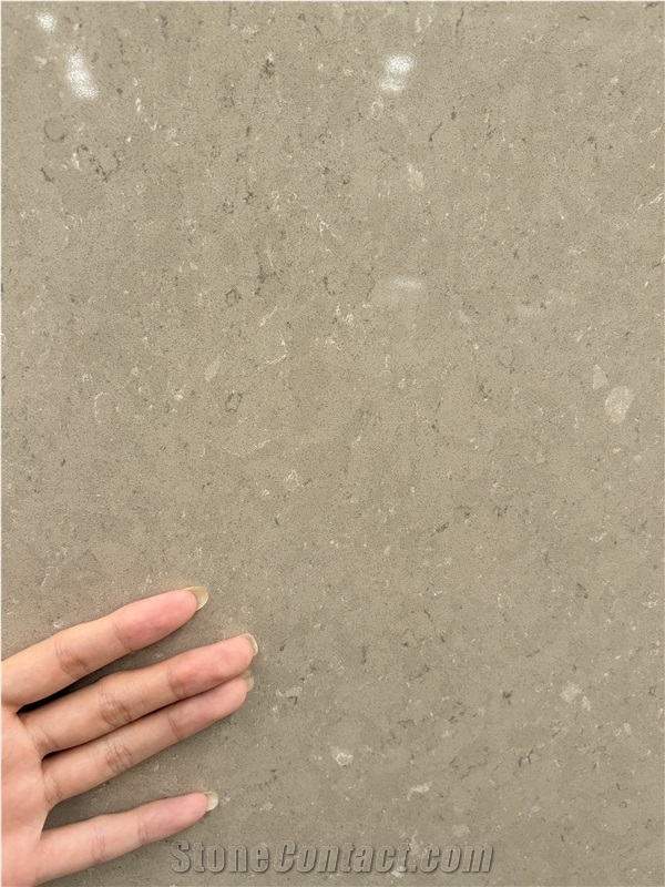 Coral Clay Colour Quartz Engineered Stone Slabs