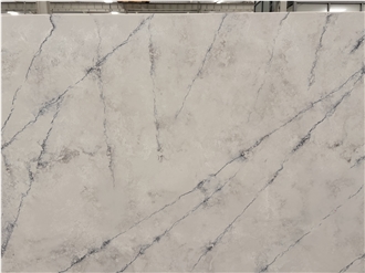 Premium Calacatta Quartz Slabs Engineered Marble Stone