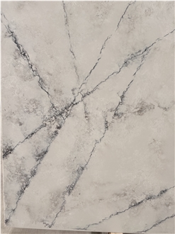 Premium Calacatta Quartz Slabs Engineered Marble Stone