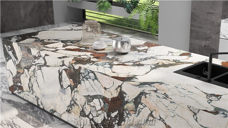 Premium Calacatta Viola Sintered Stone Slabs