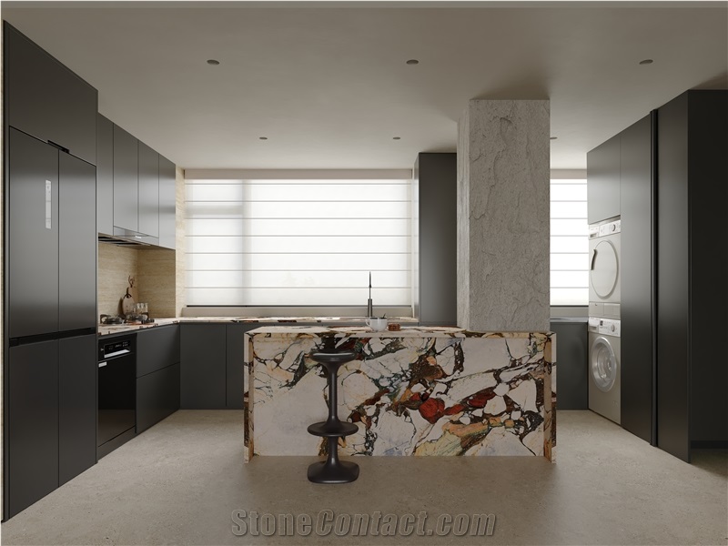 Premium Calacatta Viola Sintered Stone Slabs