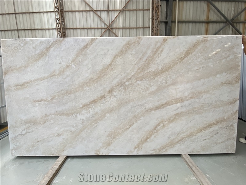 Taj Mahal Quartz Slabs