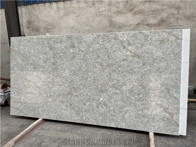 Translucent Calacatta Artificial Quartz Slabs