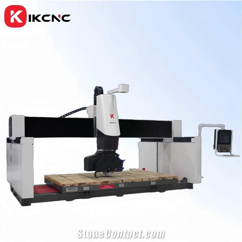 5 Axis Bridge Cutting Machine CNC Bridge Saw IKCNC-3520-700