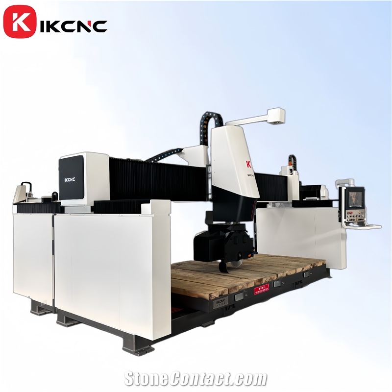5 Axis Bridge Cutting Machine CNC Bridge Saw IKCNC-3520-700