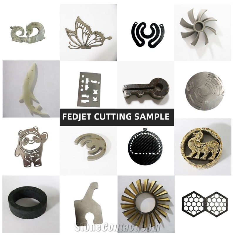 Ultra High Pressure 5 Axis CNC Water Jet Cutting Machine